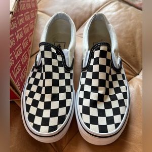 Vans Blk&Wht Checkered Classic Slip-On